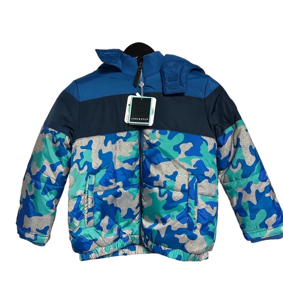 Kids Snow Puffer Jacket Andy&Evan Size 6 - Picture 1 of 6